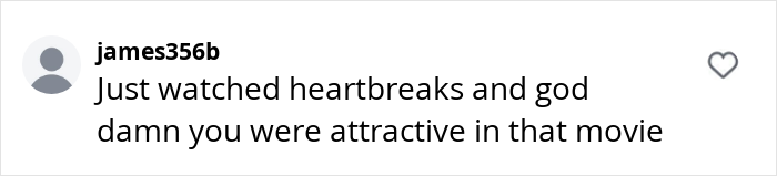 Comment mentioning attractiveness in a movie on Jennifer Love Hewitt's post about aging. Comment mentioning attractiveness in a movie on Jennifer Love Hewitt's post about aging.