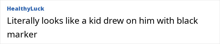 Text commenting on tattoos resembling childlike drawings. Text commenting on tattoos resembling childlike drawings.