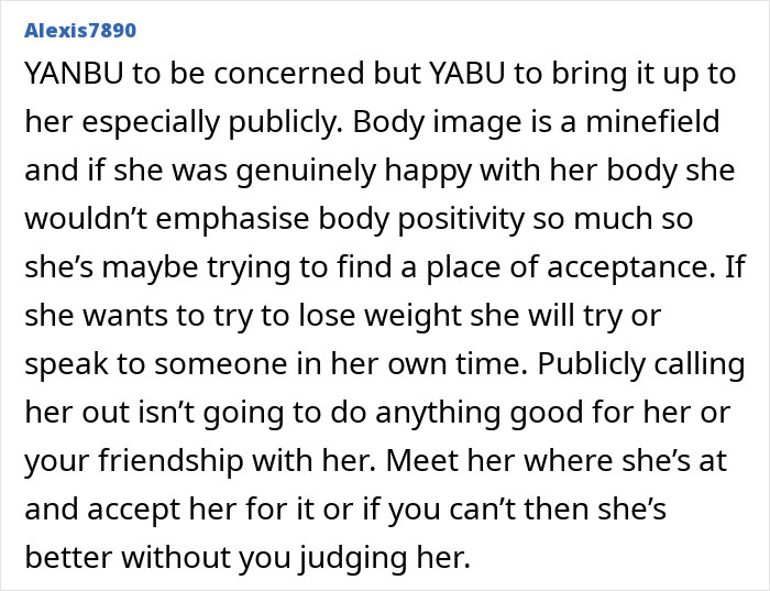 &ldquo;She&rsquo;s Now A Size 30&rdquo;: Woman Bursts Bestie&rsquo;s Delusions About Body Positivity