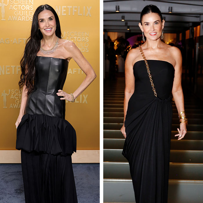 Skinny stars pose elegantly at the 2025 SAG Awards amid Hollywood's Ozempic craze, dressed in stunning black gowns. Skinny stars pose elegantly at the 2025 SAG Awards amid Hollywood's Ozempic craze, dressed in stunning black gowns.