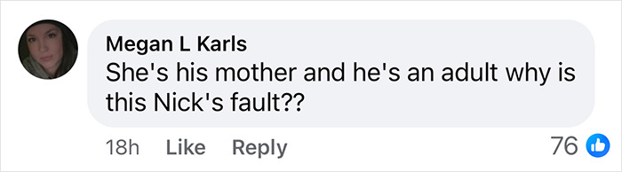 Comment questioning Nicolas Cage's responsibility in ex's lawsuit regarding son's alleged attack. Comment questioning Nicolas Cage's responsibility in ex's lawsuit regarding son's alleged attack.