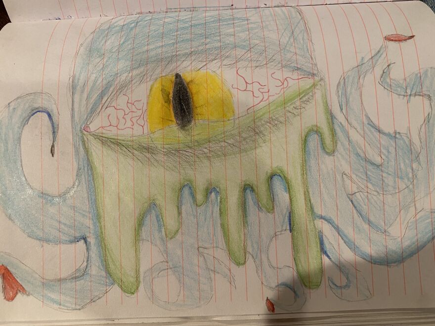 I Found These Drawings I Made In 5th Grade While Going Through My Memory Box