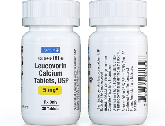 Two bottles of Leucovorin Calcium Tablets, associated with autism treatment. Two bottles of Leucovorin Calcium Tablets, associated with autism treatment.