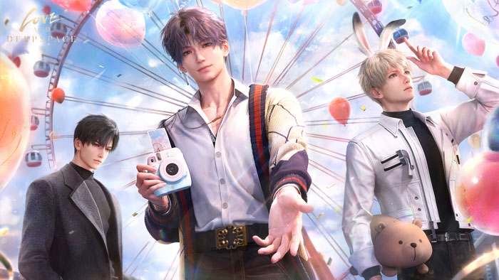 Anime characters at a fairground with balloons and a Ferris wheel, linked to a controversial period tracker in a mobile game. Anime characters at a fairground with balloons and a Ferris wheel, linked to a controversial period tracker in a mobile game.