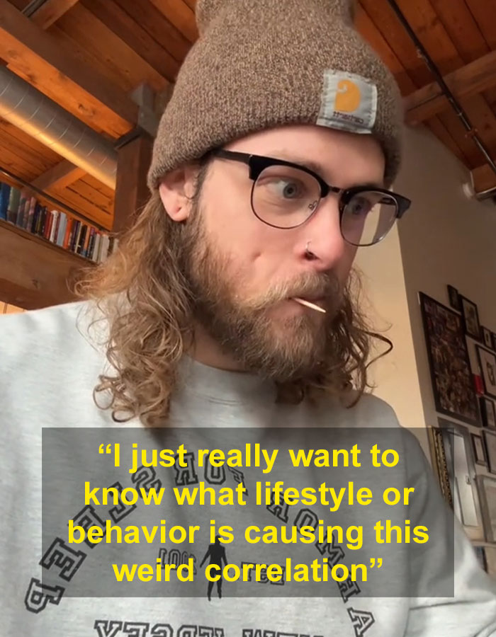 Person in a beanie and glasses, expressing thoughts on open relationships with text overlay discussing lifestyle correlation. Person in a beanie and glasses, expressing thoughts on open relationships with text overlay discussing lifestyle correlation.