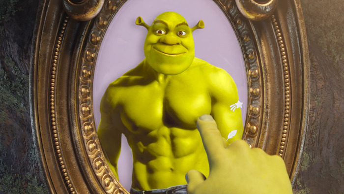 Shrek 5 teaser image with Shrek flexing, reflecting a "clean" animation style. Shrek 5 teaser image with Shrek flexing, reflecting a "clean" animation style.