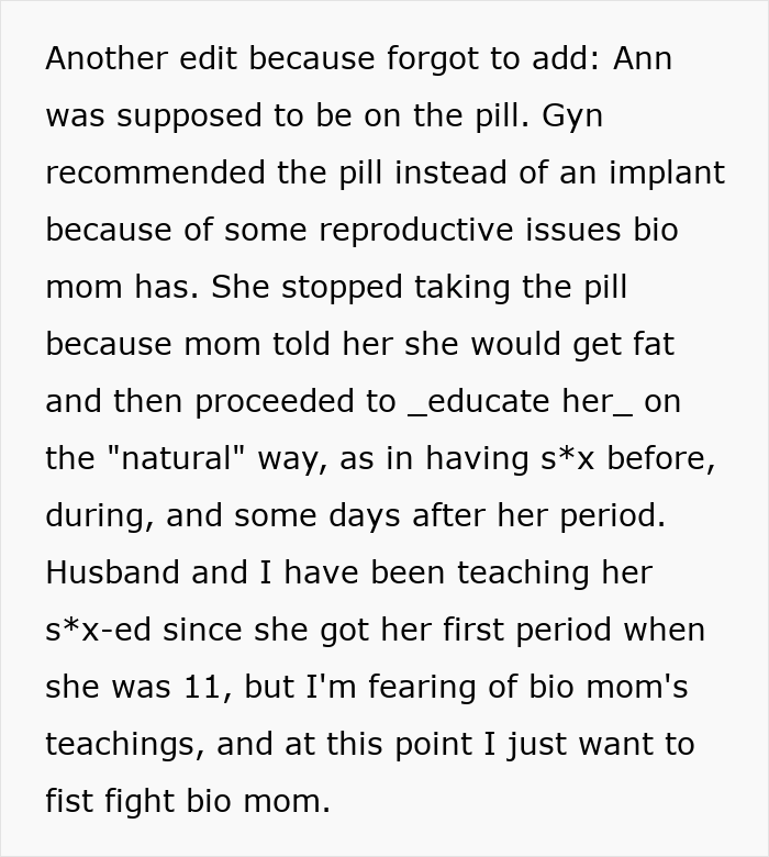 Text discussing reproductive health and a teen mom's family legacy. Text discussing reproductive health and a teen mom's family legacy.