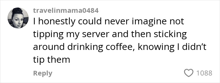 Comment on tipping etiquette in viral server debate. Comment on tipping etiquette in viral server debate.