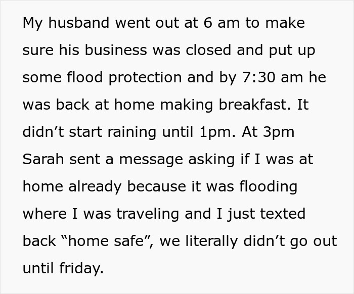 Text message revealing a woman's plan to sabotage her friend's marriage with a lie. Text message revealing a woman's plan to sabotage her friend's marriage with a lie.
