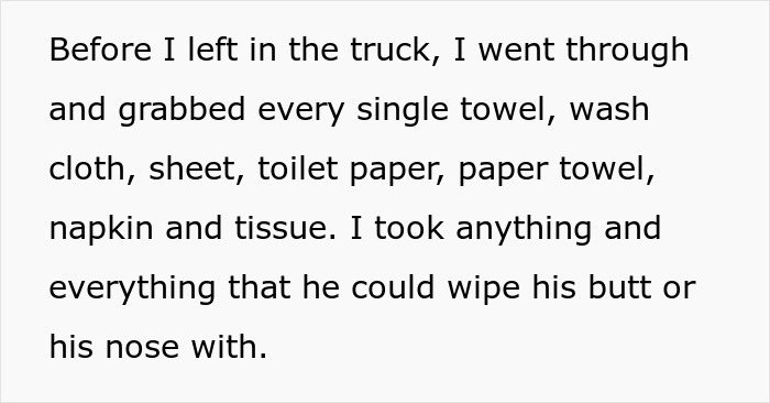 Text about a woman taking all unlabeled household items during a move-out. Text about a woman taking all unlabeled household items during a move-out.