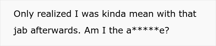 Text reads someone's realization of being mean to a sibling over a parrot preference. Text reads someone's realization of being mean to a sibling over a parrot preference.