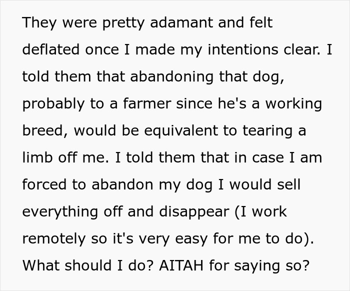 Text conversation about a man's bond with his untrainable dog and reaction to giving him up. Text conversation about a man's bond with his untrainable dog and reaction to giving him up.