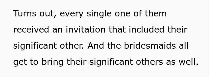 Text image about wedding invitations including significant others. Text image about wedding invitations including significant others.