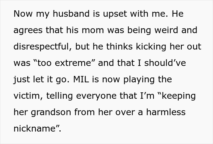 Text describing a conflict between a MIL and DIL over renaming a grandson. Text describing a conflict between a MIL and DIL over renaming a grandson.