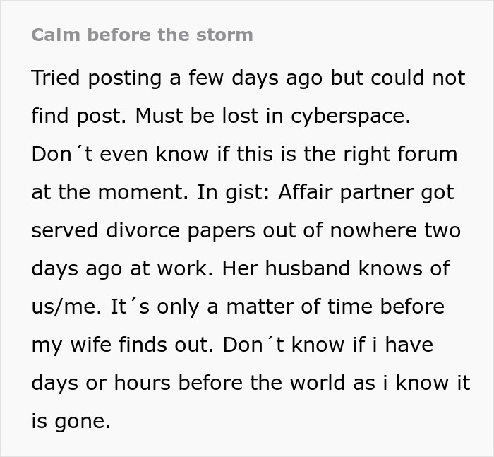 Text snapshot revealing secrets about a troubled marriage and hidden affair. Text snapshot revealing secrets about a troubled marriage and hidden affair.