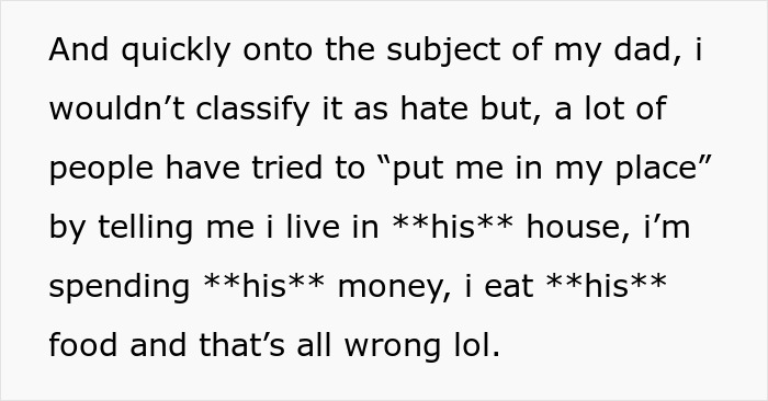 Text about family dynamics, emphasizing parental influence and the daughter's perspective. Text about family dynamics, emphasizing parental influence and the daughter's perspective.