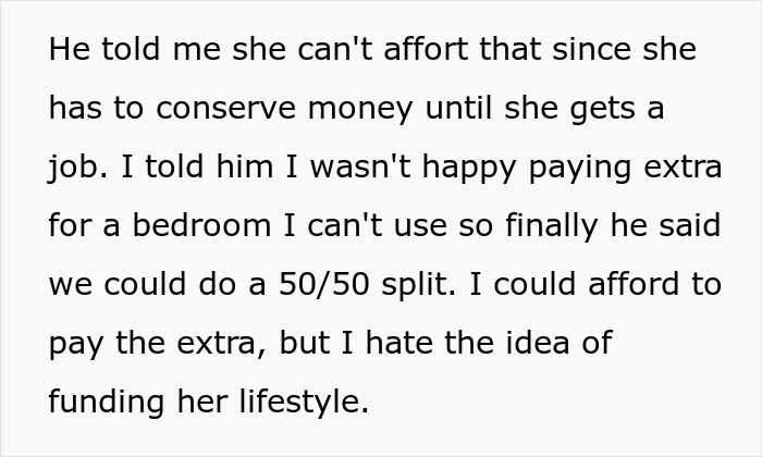 Text conversation about financial disagreements involving mother-in-law's expenses. Text conversation about financial disagreements involving mother-in-law's expenses.