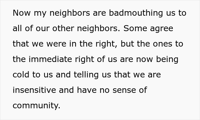 Text about neighbors disagreeing, highlighting tensions from police intervention after a yard sale conflict over a car. Text about neighbors disagreeing, highlighting tensions from police intervention after a yard sale conflict over a car.