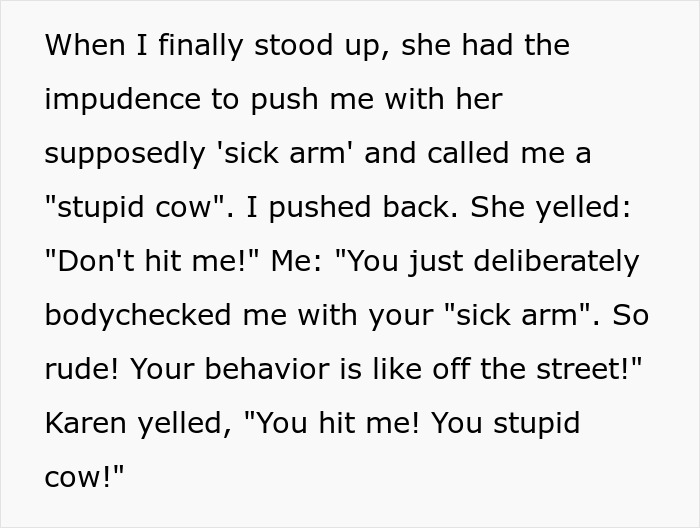Altercation text between women on a bus about seat occupancy, involving accusations and insults. Altercation text between women on a bus about seat occupancy, involving accusations and insults.