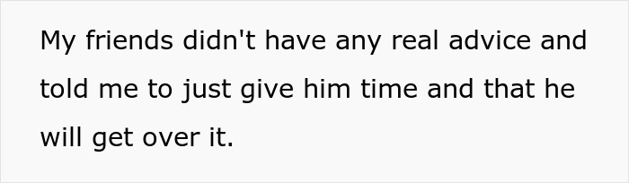 Text about friends giving advice after a woman's joke leads to a husband's drastic reaction. Text about friends giving advice after a woman's joke leads to a husband's drastic reaction.