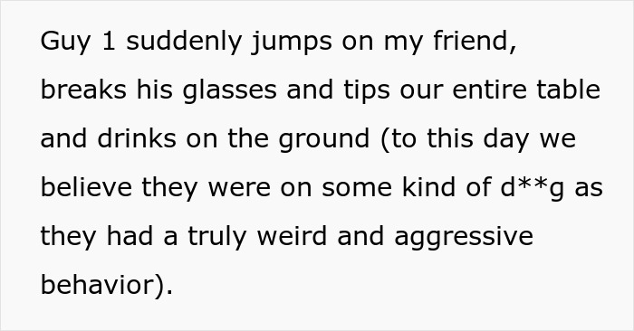 Text describing an incident involving aggressive behavior linked to a hate crime. Text describing an incident involving aggressive behavior linked to a hate crime.