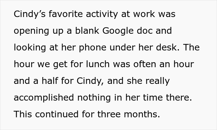 Text highlighting reasons behind failing probation due to lateness and inactivity at work. Text highlighting reasons behind failing probation due to lateness and inactivity at work.