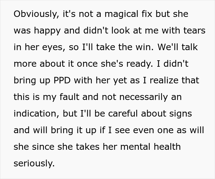 Text about a husband recognizing signs of PPD concerns after newborn arrives. Text about a husband recognizing signs of PPD concerns after newborn arrives.