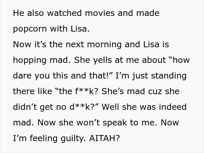 Image of a text conversation discussing a friend being angry, relating to revealing HIV status affecting reputation. Image of a text conversation discussing a friend being angry, relating to revealing HIV status affecting reputation.