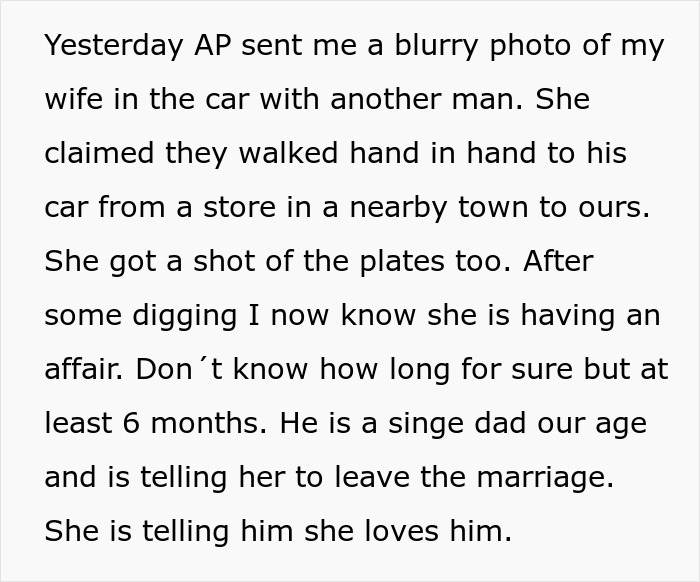 Text reveals husband's discovery of wife's affair, questioning if marriage is over. Text reveals husband's discovery of wife's affair, questioning if marriage is over.