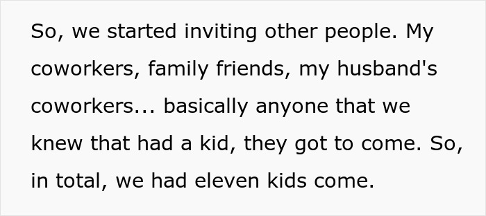 Text snippet about inviting kids to a party when no RSVPs were received. Text snippet about inviting kids to a party when no RSVPs were received.