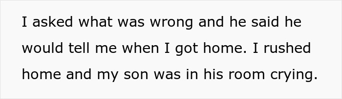 Text about a parent finding their son crying for being gay. Text about a parent finding their son crying for being gay.