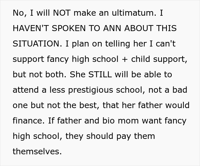 Text discussing financial limitations for supporting teen mom's education and child support simultaneously. Text discussing financial limitations for supporting teen mom's education and child support simultaneously.