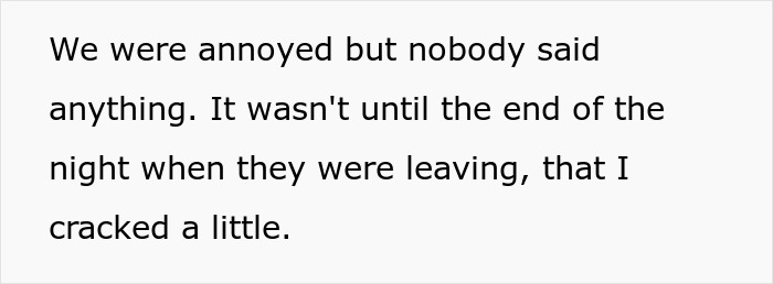 Text image discussing the behavior of a serial moocher at a friends' gathering. Text image discussing the behavior of a serial moocher at a friends' gathering.
