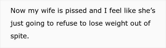 Text discussing tension about a returning wife's shoes and weight loss. Text discussing tension about a returning wife's shoes and weight loss.