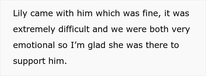 Text excerpt discussing emotional support during a difficult situation involving a boyfriend's stepdaughter. Text excerpt discussing emotional support during a difficult situation involving a boyfriend's stepdaughter.