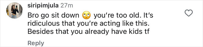 Social media comment addressing new daddy Justin Bieber, suggesting immature behavior. Social media comment addressing new daddy Justin Bieber, suggesting immature behavior.
