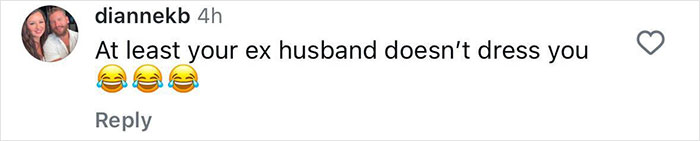 Instagram comment praising Kim Kardashian's style with laughing emojis. Instagram comment praising Kim Kardashian's style with laughing emojis.