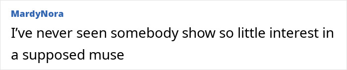 Comment critiquing interest shown towards a muse related to Bianca Censori's afterparty song. Comment critiquing interest shown towards a muse related to Bianca Censori's afterparty song.