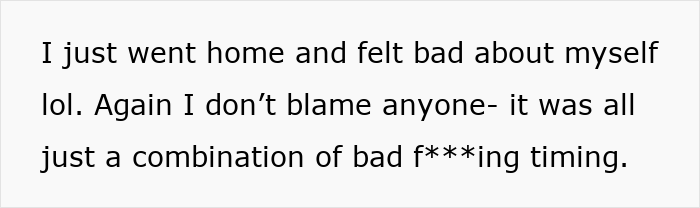 Text message expressing feelings of disappointment and timing issues after canceling a birthday dinner. Text message expressing feelings of disappointment and timing issues after canceling a birthday dinner.