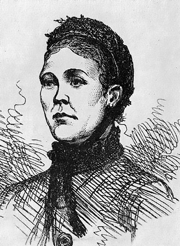 Illustration Catherine Eddowes' portrait in vintage attire. Illustration Catherine Eddowes' portrait in vintage attire.