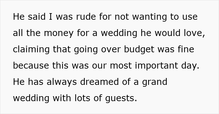 &ldquo;I Started To Cry&rdquo;: Guy Can&rsquo;t Understand Why Fianc&eacute;e Wants To Save Some Of The $120k Wedding Money