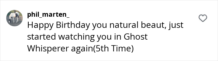 Comment on Jennifer Love Hewitt's bare-faced selfies and Ghost Whisperer mention. Comment on Jennifer Love Hewitt's bare-faced selfies and Ghost Whisperer mention.