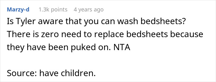 Reddit comment discussing bedsheets and cleanliness regarding mozzarella hater prank. Reddit comment discussing bedsheets and cleanliness regarding mozzarella hater prank.