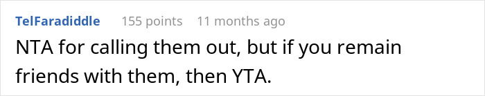 Reddit comment discussing friends lying about income and food banks. Reddit comment discussing friends lying about income and food banks.