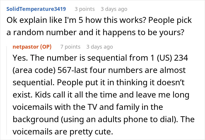 Text exchange discussing random phone number use for reservations. Text exchange discussing random phone number use for reservations.