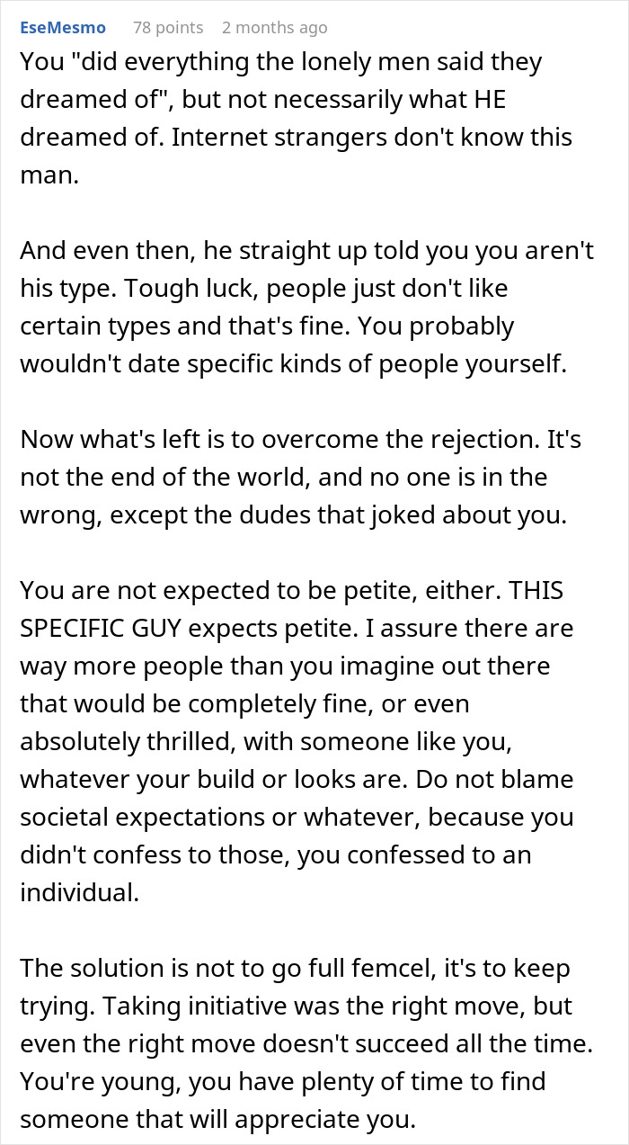 Text offering advice on handling rejection after asking out a Zoomer friend, emphasizing individuality and resilience. Text offering advice on handling rejection after asking out a Zoomer friend, emphasizing individuality and resilience.