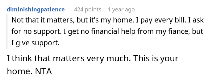 Reddit comment about independence, financial support, and home ownership. Reddit comment about independence, financial support, and home ownership.