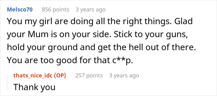 Reddit comment supporting a daughter's refusal to be volunteered as a babysitter by parents. Reddit comment supporting a daughter's refusal to be volunteered as a babysitter by parents.