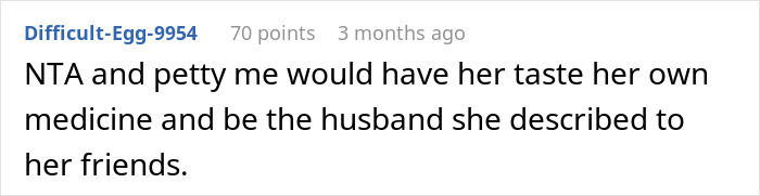 Comment on a discussion about an unhelpful husband sharing his perspective. Comment on a discussion about an unhelpful husband sharing his perspective.
