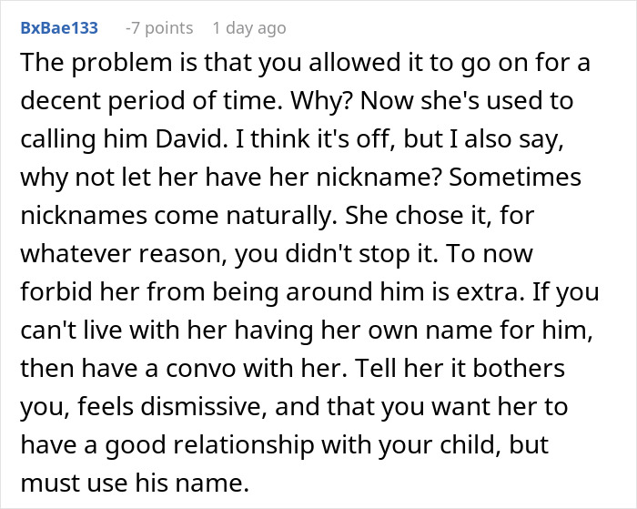 Text conversation about a MIL renaming her grandson and the consequences of it. Text conversation about a MIL renaming her grandson and the consequences of it.